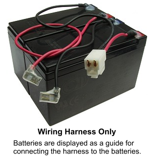 Portico Ud Nøjagtighed Razor E300 Version 11 & 13+ Battery Pack Wiring Harness #E300 -BATTERIES4-HARNESS