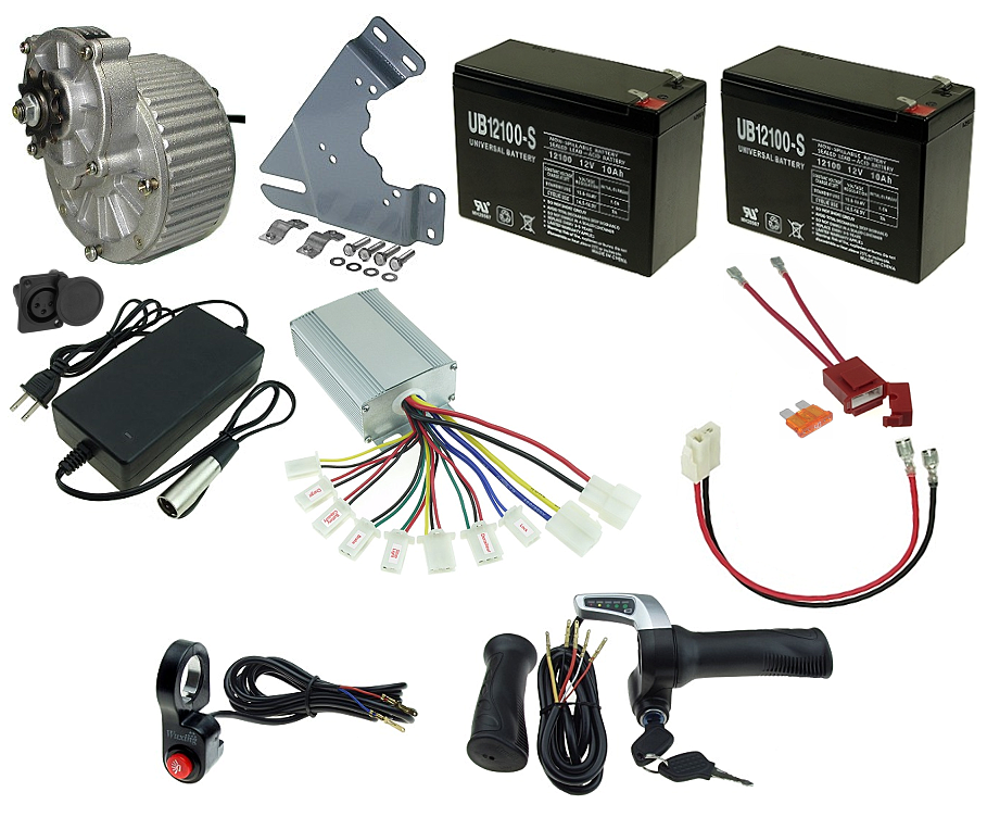 24 Volt 450 Watt Electric Beach Cart Power Kit with Reverse KIT-140-A # ...