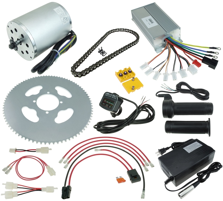 48 Volt 1800 Watt Modification Kit for Razor MX500, MX650 and SX500 ...