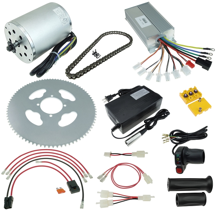 48 Volt 1800 Watt Modification Kit for Razor MX500, MX650 and SX500 ...