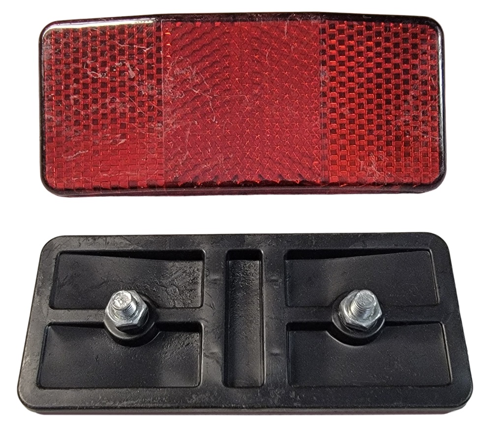 Rear Red Bracket Mount Safety Reflector (Scratch and Dent) #REF-140-SD