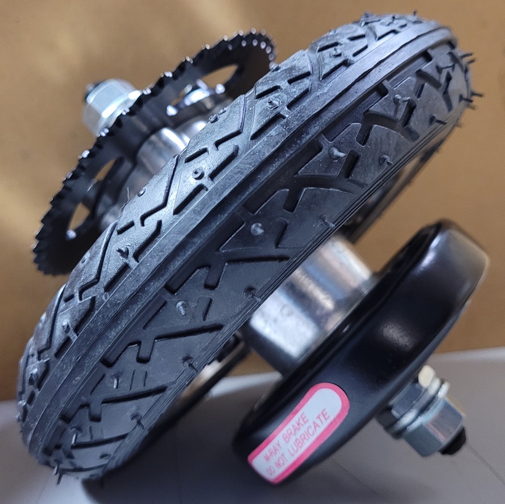 Rear Wheel with Flat-Free Rubber Tire for eZip EZ2 Nano and EZ3 Nano ...