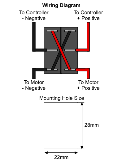 Light Duty Motor Reversing Switch #SWT-710