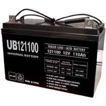 Ub121100 12 Volt 110 Ah Electric Scooter Battery with 12 Month Replacement ...