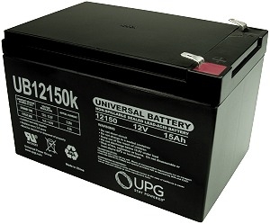 12 Volt 15 Ah Battery with 12 Month Warranty #BAT-12V15A