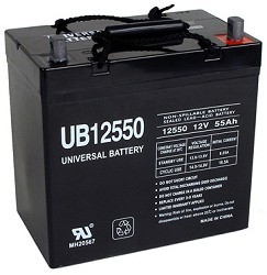 12 Volt 55Ah Electric Scooter Battery with 12 Month Warranty, Group ...