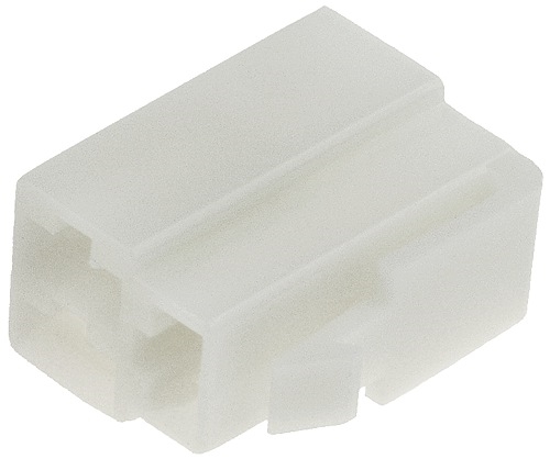 6.3MM Male Connector Housing, 3 Terminal #CNX-W6.3MH-3T