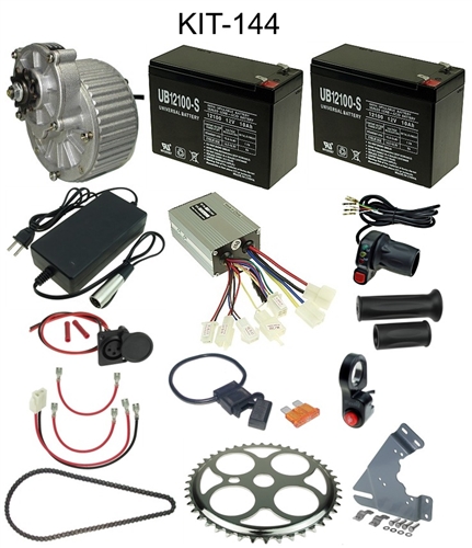 24 Volt 450 Watt Electric Beach Cart Power Kit with Reverse #KIT-144