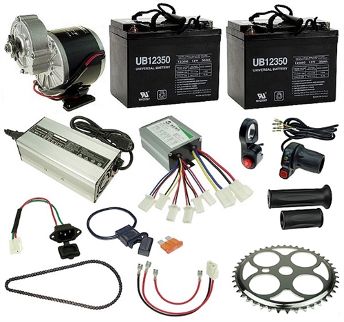 24 Volt 350 Watt Electric Beach Cart Power Kit with Reverse #KIT-147