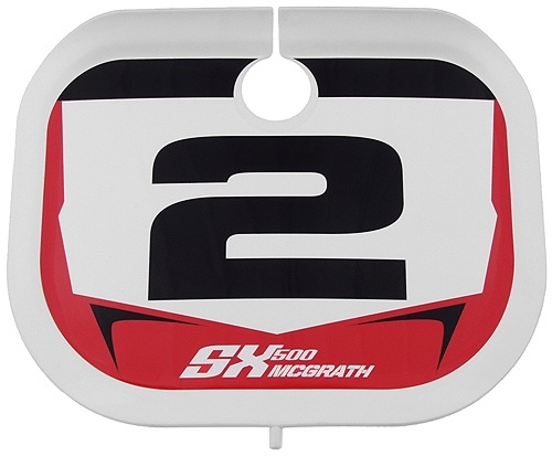 Number Plate for Razor SX500 Electric Dirt Bike #SX500-NUMBERPLATE