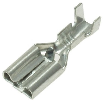 1/4" Tab Terminal Female Connector for 22-16 Gauge Wire 