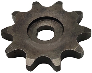 10 Tooth 10mm Double D-Bore Sprocket for #41 and #420 Chain 