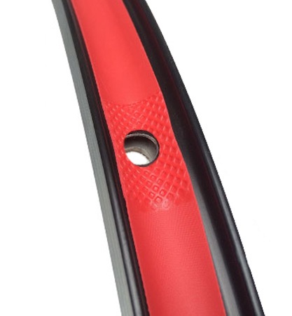 12-1/2 Inch Red PVC Rim Strip #RMS-125P-RED