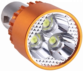 12-80 Volt LED Headlight Bulb with Built-In Reflector 