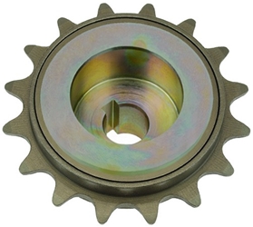 16 Tooth Freewheel Sprocket with 11mm Bore Adapter for 1/2"x 1/8" Bicycle Chain 