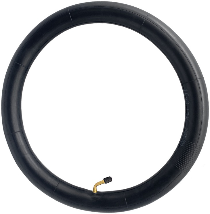 14x2.125 Bent Valve Electric Bike and Scooter Tube with 70° Bend 0° Angle Valve Stem 