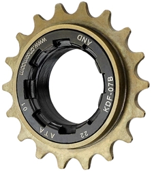 18 Tooth Freewheel Sprocket with M35x1.00 Right Hand Threads for 1/2"x1/8" (#410) Bicycle Chain 