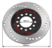 180mm Disc Brake Rotor BRK-R1024 - BRK-R1024