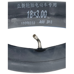 18x3.0 Inner Tube with Bent Valve Stem 