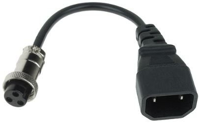 2 Port or 3 Port House Charger Plug to Metal 3P Inline Plug Battery Charger Adapter 