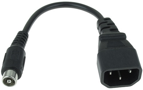 3 Port House Charger Plug to RCA Plug Battery Charger Adapter 