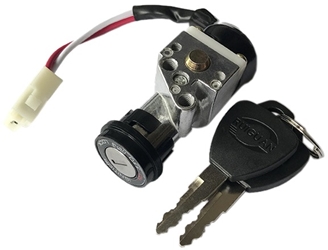 2 Wire 3 Position Key Switch with Handlebar Lock Pin SWT-23700 