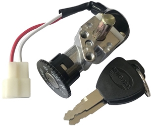 2 Wire 3 Position Key Switch with Handlebar Lock Pin SWT-23706 
