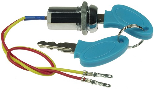 2 Wire Key Switch with 2 Keys 