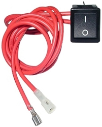 2 Wire Rectangular Rocker Switch 