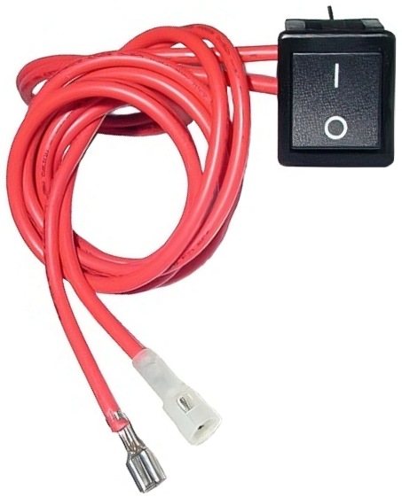 2 Wire Rectangular Rocker Switch 
