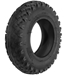 200x50 Knobby Tread Scooter Tire with Center Bead  - TIR-200X50KX