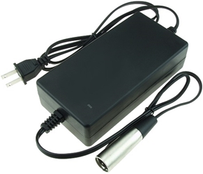 24 Volt 1.6 Amp Automatic Battery Charger with 3-Pin XLR plug 