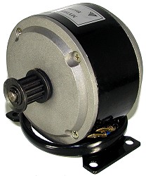 24 Volt 200 Watt Electric Scooter Motor with Belt Cog 