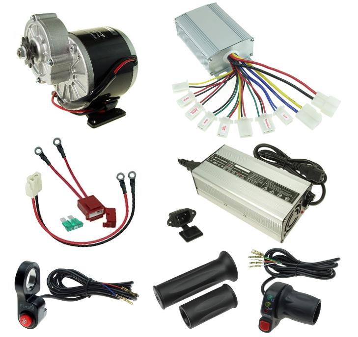 24 Volt 350 Watt Electric Beach Cart Power Kit with Reverse, No Batteries 