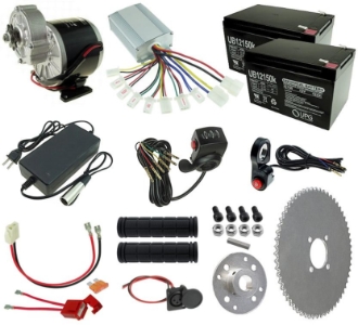 24 Volt 350 Watt Electric Beach Cart Power Kit with Reverse 