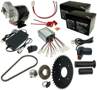 24 Volt 350 Watt Electric Beach Wagon Power Kit 