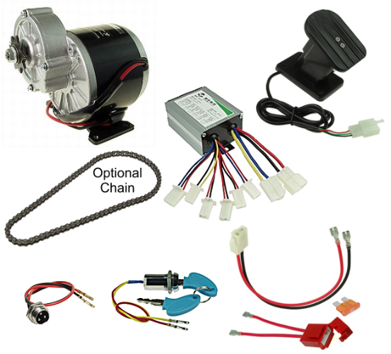 24 Volt 350 Watt Electric Power Kit 