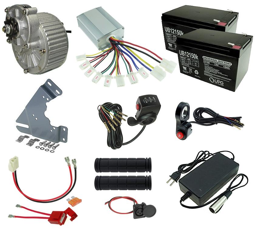 24 Volt 450 Watt Electric Beach Cart Power Kit with Reverse KIT-145-10 