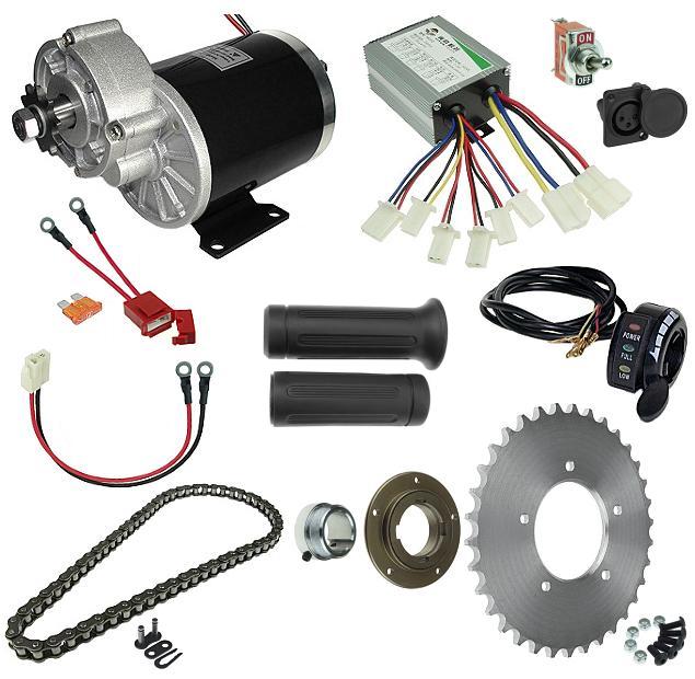 24 Volt 450 Watt Electric Beach Wagon Power Kit 