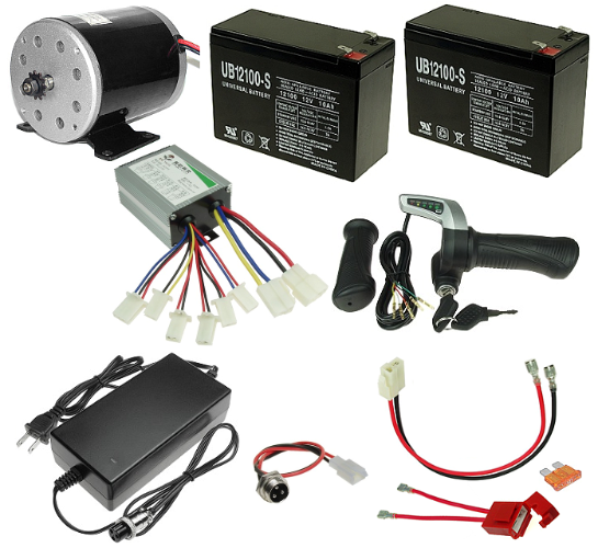 24 Volt 500 Watt Electric Scooter Power Kit 