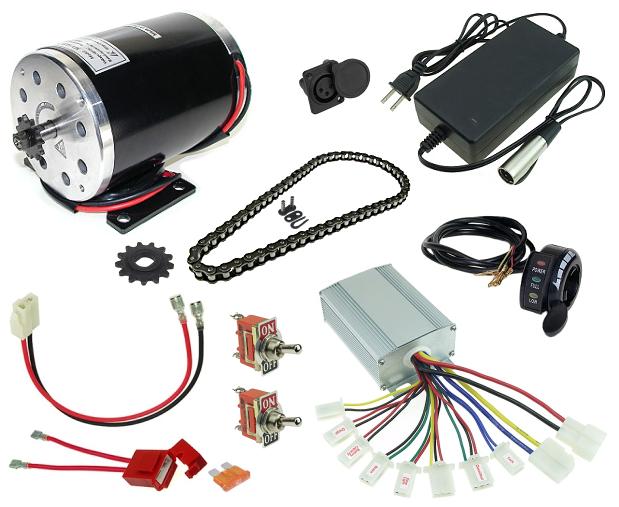 24 Volt 500 Watt Razor Dune Buggy Modification Kit with Reverse KIT-24301-NB-V2 