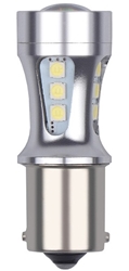 12V Through 24V 18W Equivalent Single Contact LED Headlight Light Bulb 