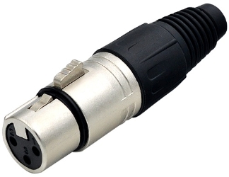 3 Pin XLR Cord Mount Charger Port 