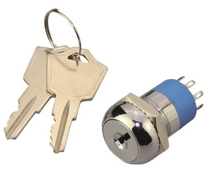 3 Position Key Switch with 2 Keys 