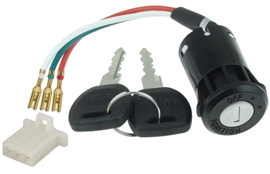 3 Wire 3 Position Key Switch with 2 Keys SWT-331 
