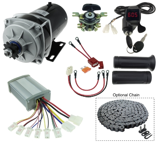 36 Volt 1000 Watt Electric Beach Cart Power Kit [clone] 
