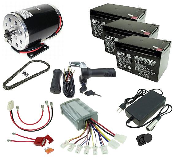 36 Volt 1000 Watt Electric Scooter or Bar Stool Racer Power Kit 