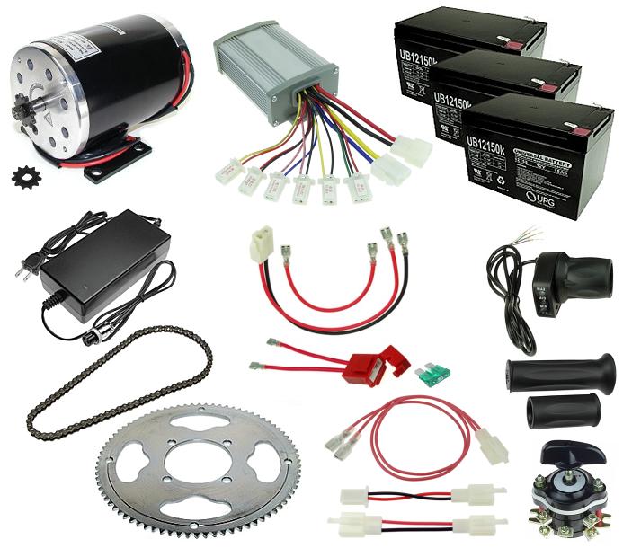 36 Volt 1000 Watt Razor Dirt Quad Power Kit with Reverse 