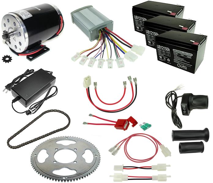 36 Volt 1000 Watt Razor Dirt Quad Power Kit without Reverse 