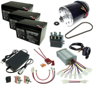 36 Volt 1000 Watt Razor Dune Buggy Modification Kit with Reverse 
